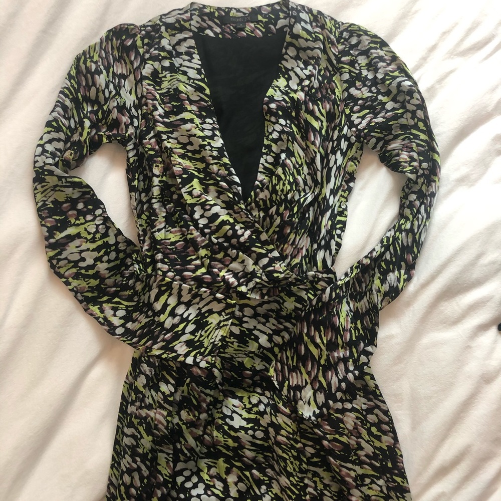 Rachel Zoe silk wrap dress size 2 like new